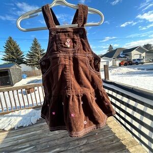Brown Corduroy Dress